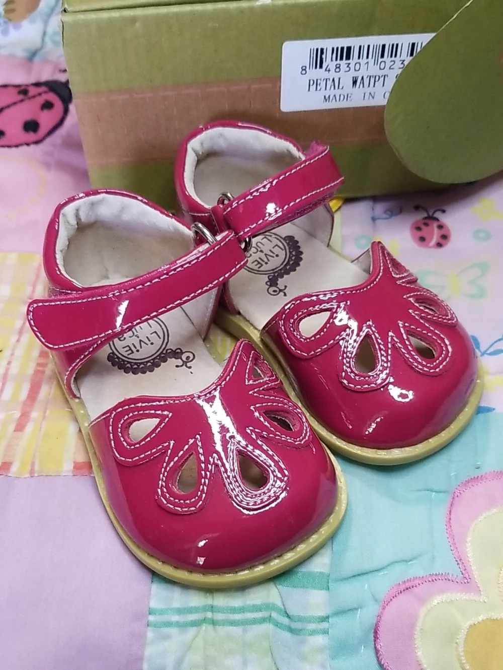 Livie & Luca glossy patent